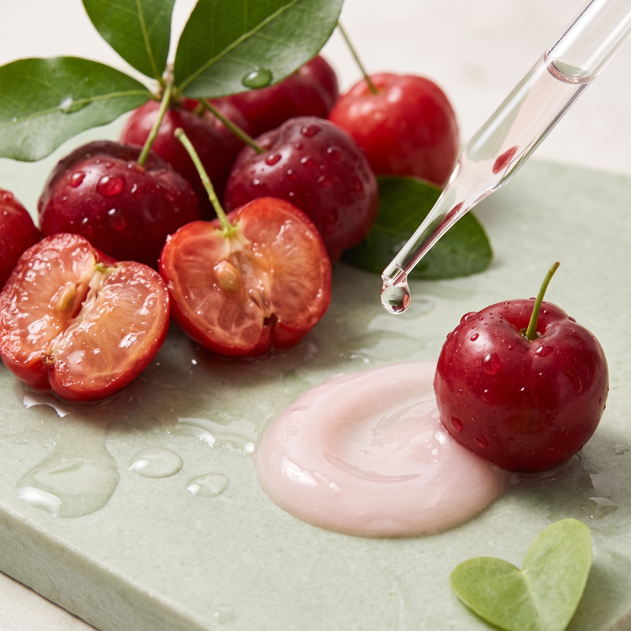 Acerola + ascorbic acid