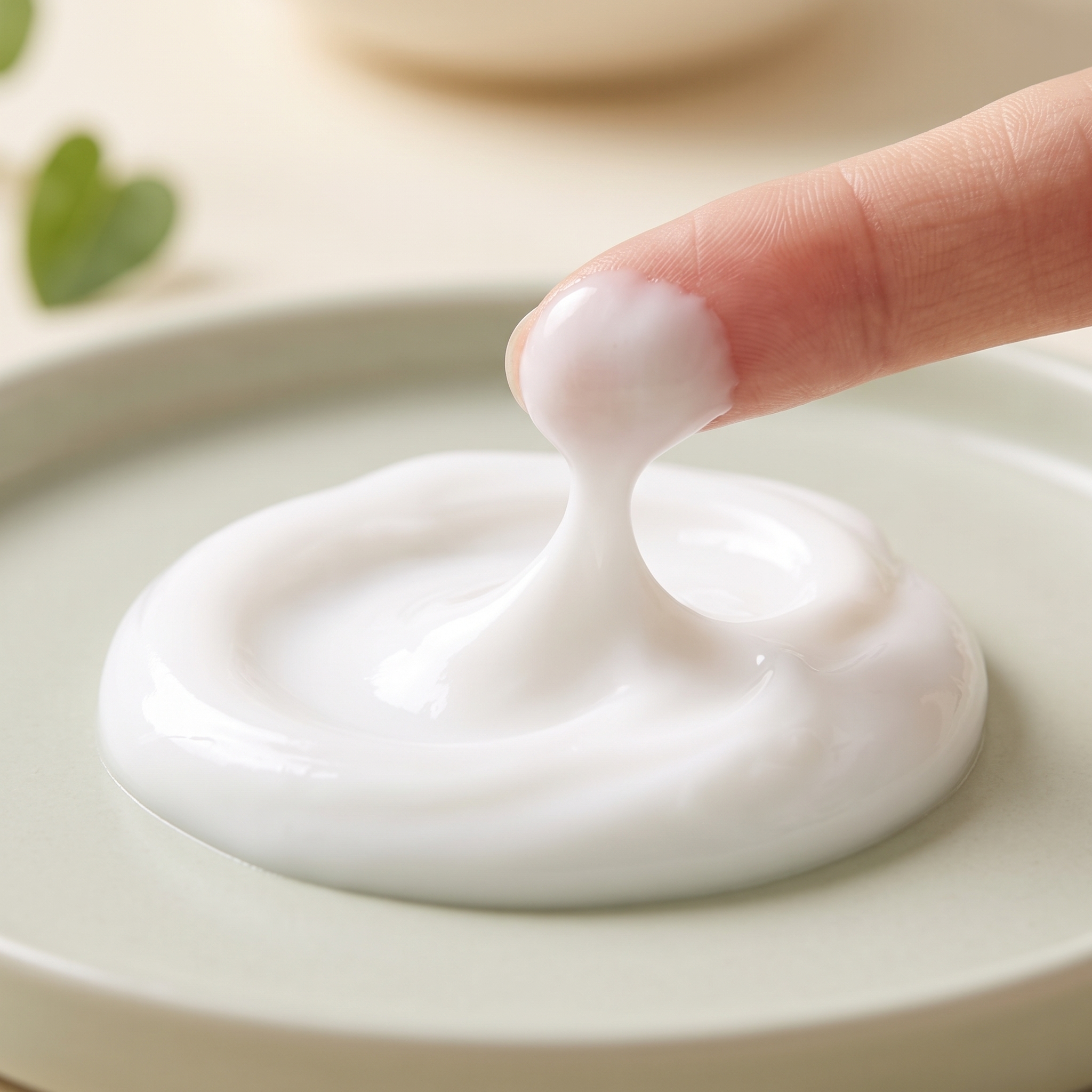 Cream texture swirl