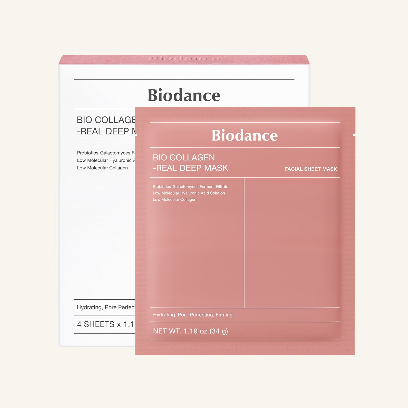 Biodance Bio-Collagen Real Deep Mask 34g × 4 — Korea pre-order photo